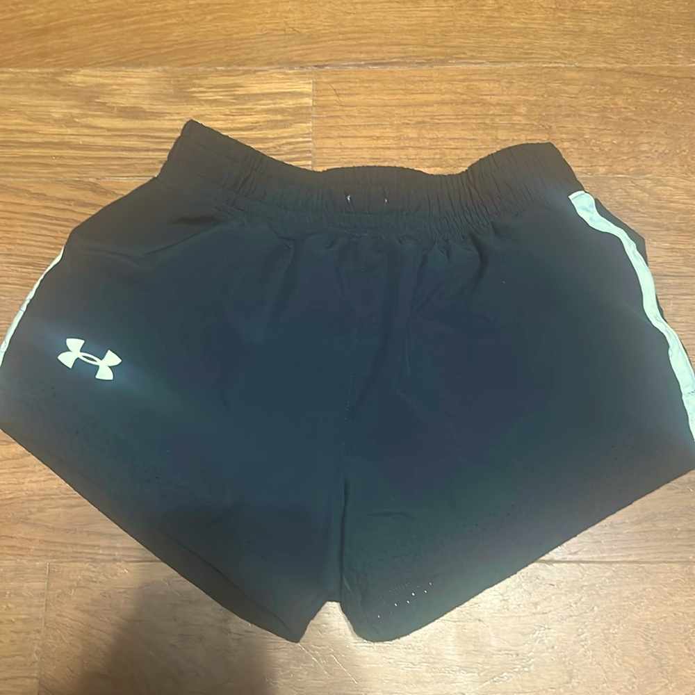 Kids under armor shorts.